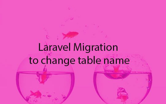 Laravel Table Migration