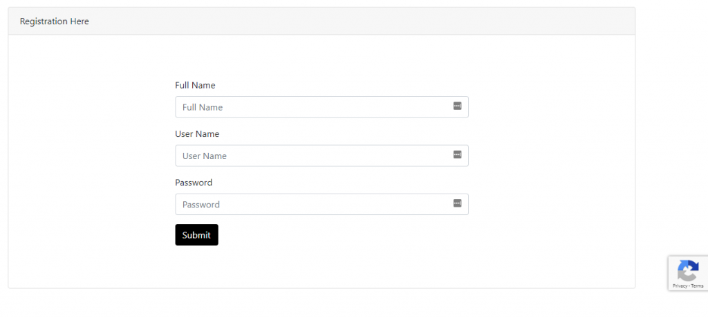 Registration Form